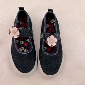 Gymboree Preppy Puppy Blue Denim Shoes